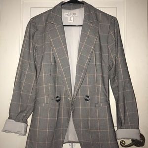 Rachel Zoe Plaid Blazer